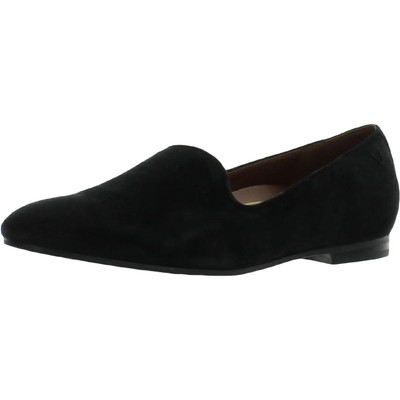 

Черные замшевые туфли без шнуровки на плоской подошве Vionic Womens Willa 10 Medium (B,M) BHFO 2495, Black suede