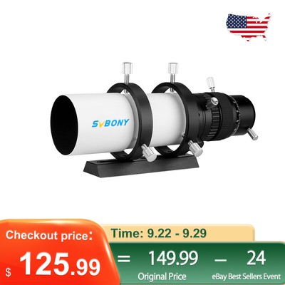 SVBONY SV198 Mini 50mm Guiding Scope Finder Scope with  Dual Helical Focuser