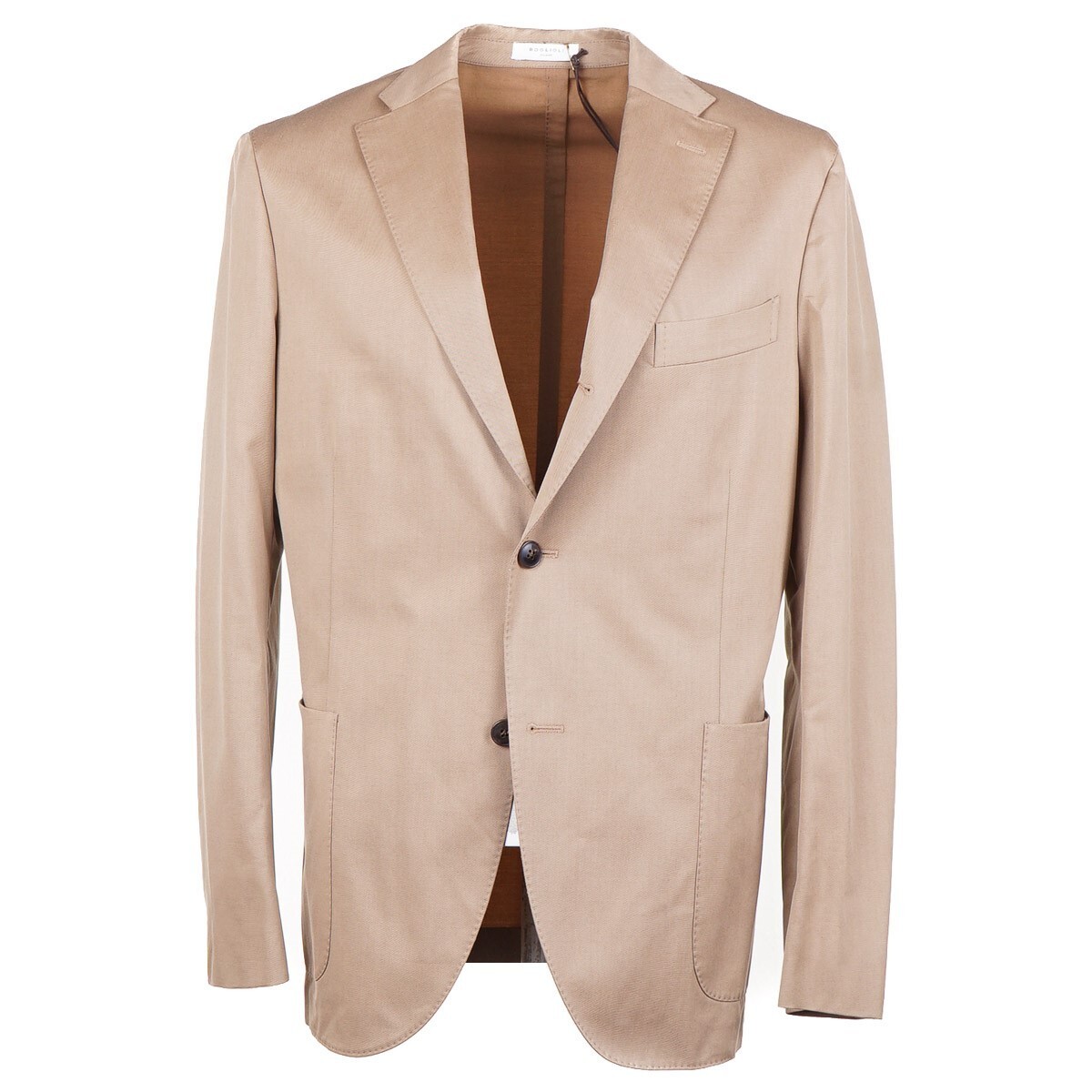 Pre-owned Boglioli Camel Tan Extrafine Wool And Cotton 'k Jacket' Suit 42r (eu 52)