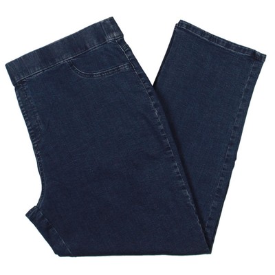 

Женские синие джинсовые темные вязаные джинсы Karen Scott  BHFO 2862, Синий