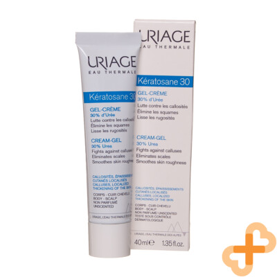 Uriage Keratosane 30 Cream-Gel 30% Urea Hydrating Calluses Scales Dryness 40ml