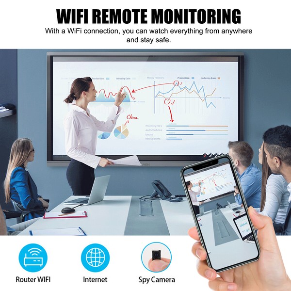 1080P HD Wireless Mini WIFI Camera Hidden Nanny Security Spy DIY Screw DVR Cam - Image 8