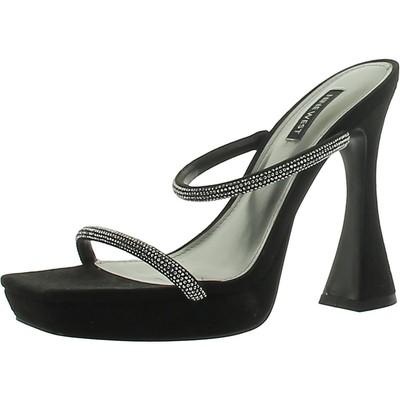 Женские черные туфли-лодочки-слипоны из искусственной кожи Nine West 9 Medium (B, M) BHFO 3272