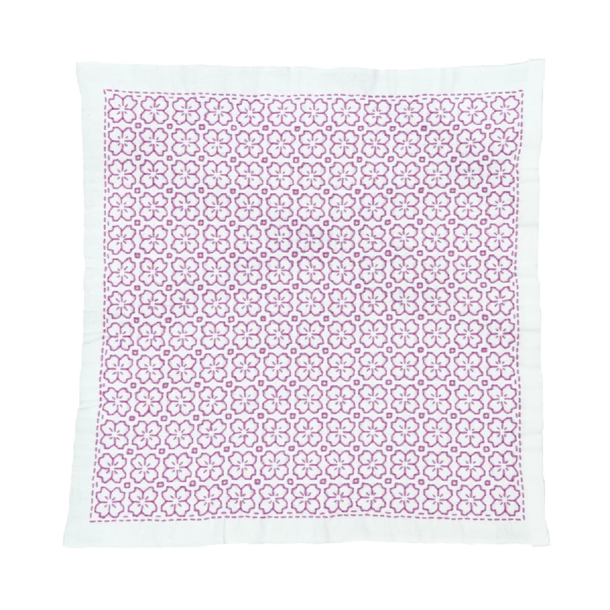 Olympus stamped Hitomezashi Sashiko stitch kit 