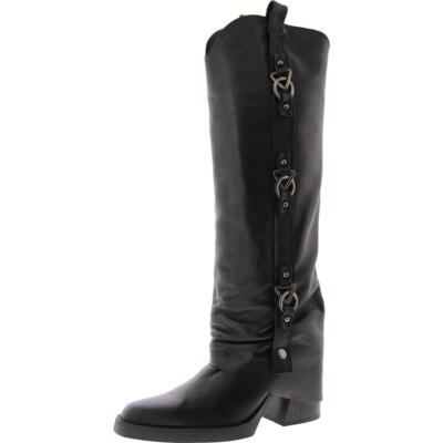 Steve Madden/ женские кожаные сапоги до колена на блочном каблуке Jett, BHFO 5235