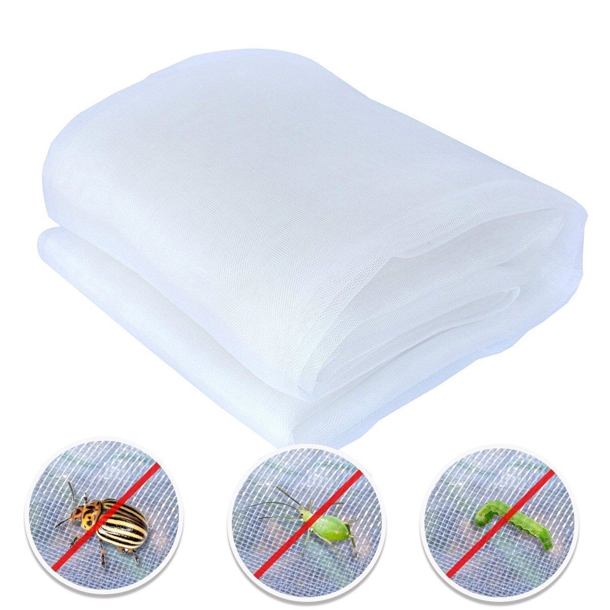 Garden Insect Netting Amazon / 1.2m x 50m Green fine mesh (Insect mesh) 2x2mm holes They