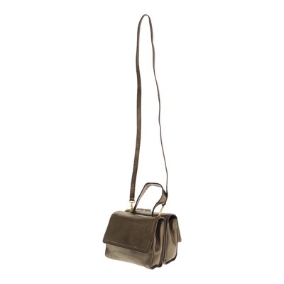 LOEWE Handbag 2WAY Bag Gold Leather Made in Spain Logo Shoulder Bag Women s Wo