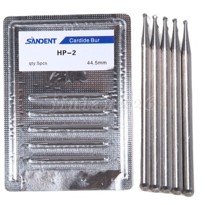 Dental Carbide Straight Cone Burs HP Round Lab Surgical Burr HP2 HP8