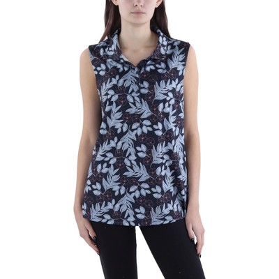 Женская темно-синяя тренировочная майка для фитнеса Puma Womens Athletic L BHFO 8777