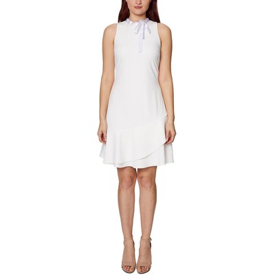 Женское белое рабочее платье без рукавов длиной выше колена Betsy & Adam, 8 BHFO 0695