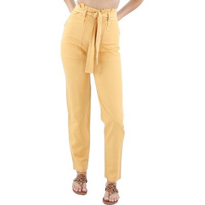 

Женские повседневные брюки с завязками на талии ALC Cobin желтого цвета  BHFO 8280, Желтый, Cobin