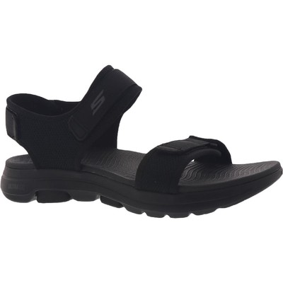 

Skechers Mens Go Walk 5 Black Mesh Sport Sandals Shoes 11 Medium (D) BHFO 9279, Черный