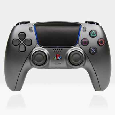 Gunmetal Classic Gray Sony x Killscreen DualSense Grey Retro PS5 Controller