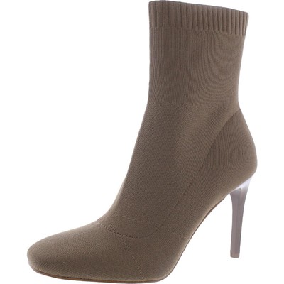 

Женские трикотажные элегантные ботильоны INC Vidalia, средний размер (B,M) BHFO 5410, Tan knit