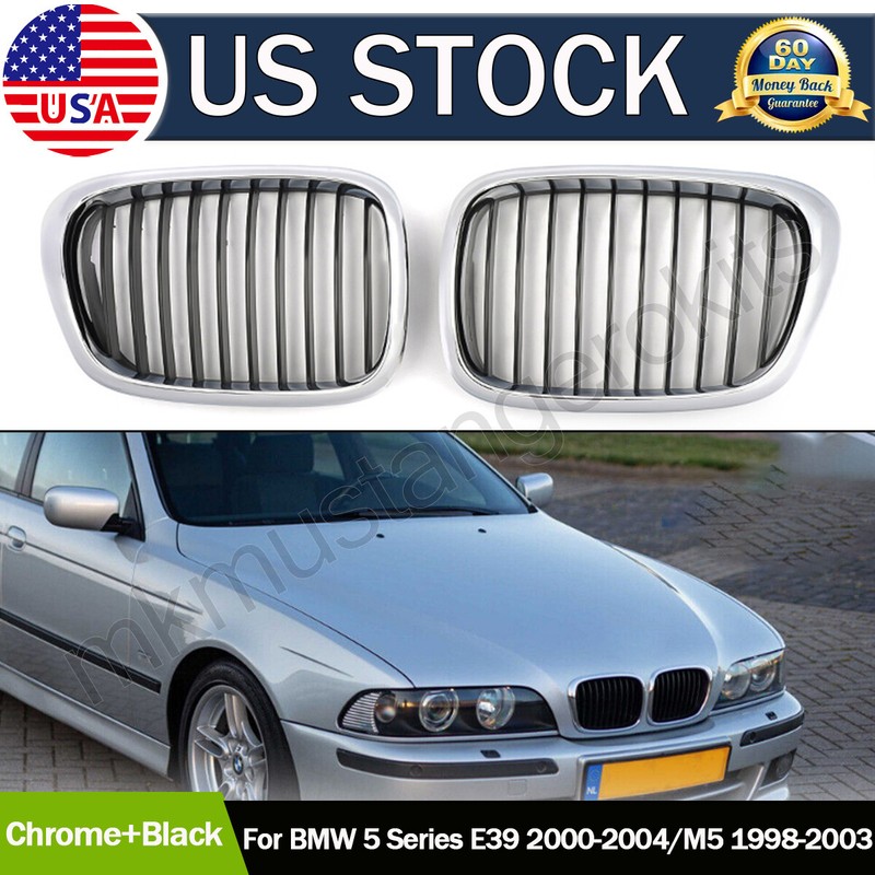 LED Gloss Black single Slat Car Front Kidney Grill Fits 20-2022 BMW 7