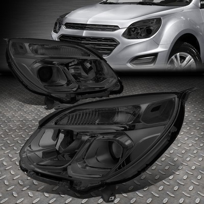 ДЛЯ 16-17 CHEVY EQUINOX ДЫМЧАТАЯ/ПРОЗРАЧНАЯ УГЛОВАЯ ФАРА ПРОЕКТОРА с СИГНАЛЬНЫМИ ЛАМПАМИ