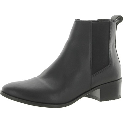 

Женские черные ботильоны Steve Madden Dover, черные, 8, средние (B,M) BHFO 0396, Black leather