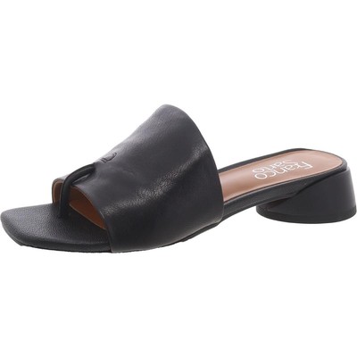 Franco Sarto Womens Loran Black Slide Sandals Shoes 5 Medium (B,M) BHFO 2590