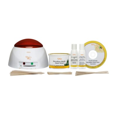 GiGi Brazilian Waxing Kit Sensitive Body Hair Pro Wax Warmer Removal System 0954