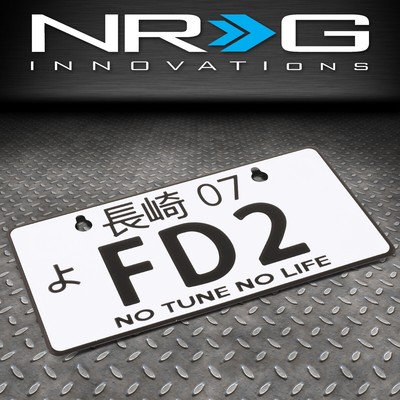АЛЮМИНИЕВЫЙ МИНИ-НОМЕРНОЙ ЗНАК NRG INNOVATIONS MP-001-FD2 NAGASAKI с ПРИСОСКАМИ
