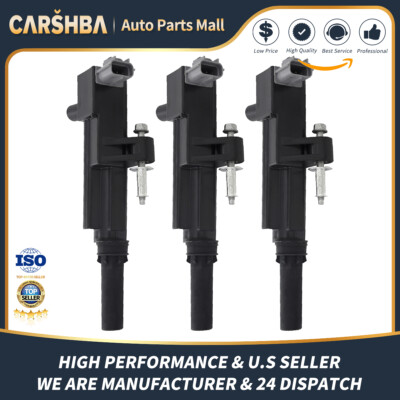 NEW 3*Ignition Coil For 09-12 Jeep Liberty & 09-10 Dodge Ram 1500 3.7L UF640