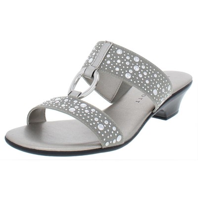 Женские туфли Karen Scott на каблуке Eanna Silver Kitten шириной 7,5 см (C, D, W) BHFO 0953