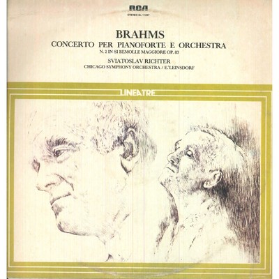 Richter, Brahms LP Vinyl Concerto For Piano E Orchestra IN Si Organ Magg G