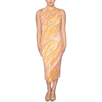 

Rachel Rachel Roy Женское вязаное свадебное платье миди с вырезами Daria BHFO 9372, Pink swirl