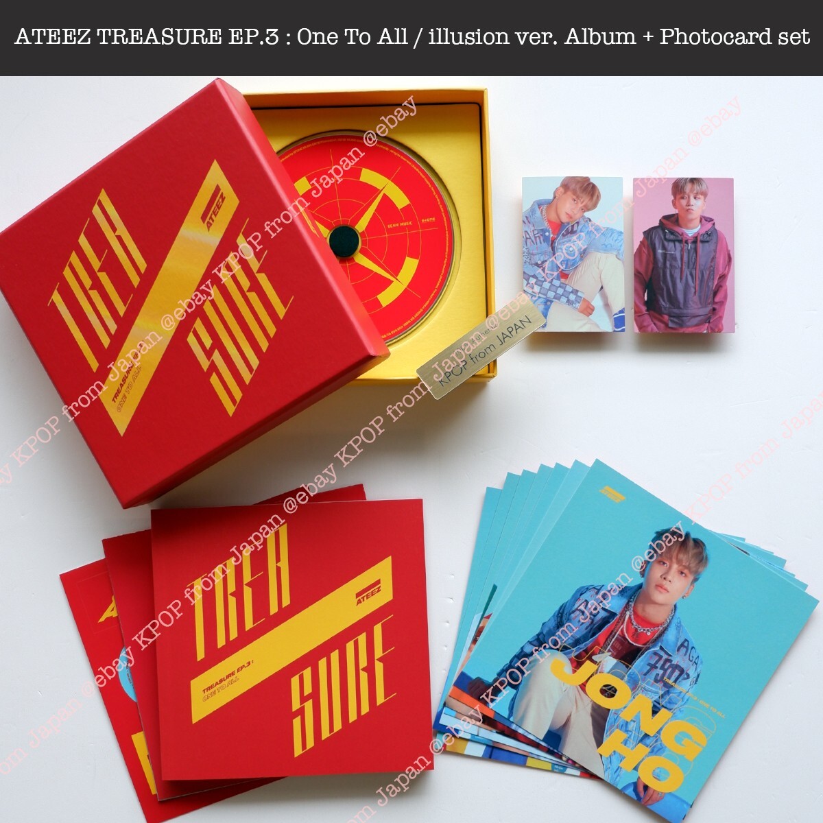 JONGHO ATEEZ TREASURE EP.3 : One To All / illusion ver