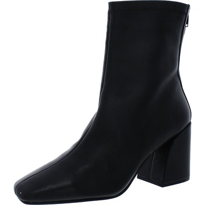 Женские черные кожаные сапоги до середины икры Aqua Womens Julie, размер 6,5 (B,M) BHFO 8921