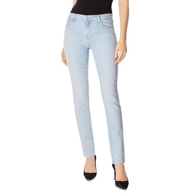 Женские джинсы-сигареты J Brand Womens Maude Blue Denim Light Wash 25 BHFO 3768