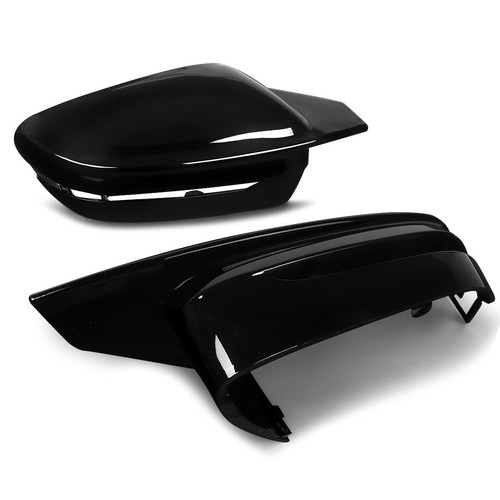 For BMW G20 G21 G30 G31 330i 550i Gloss Black Side Mirror Caps Rearview Cover