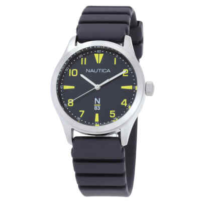 Мужские часы Nautica Hannay Bay с кварцевым синим циферблатом NAPHBS404