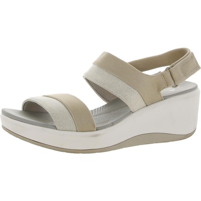 Женские босоножки на танкетке Cloudsteppers Clarks Step Cali Muir Taupe BHFO 5568, Champagne