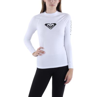 Женский белый пуловер с логотипом Roxy, пляжная одежда Rashguard XL BHFO 3567