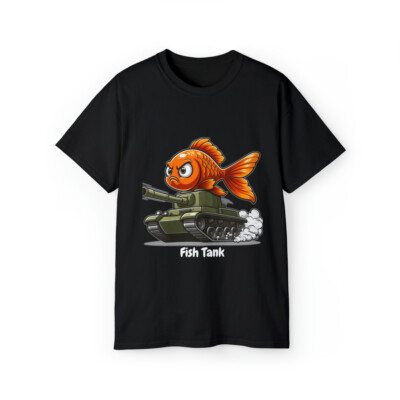 HDC Fish Tank 02b Dad Joke Cotton Tee