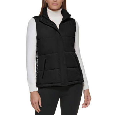 Женский черный теплый пуховик Calvin Klein, верхняя одежда с логотипом Calvin Klein, жилет XL BHFO 7581