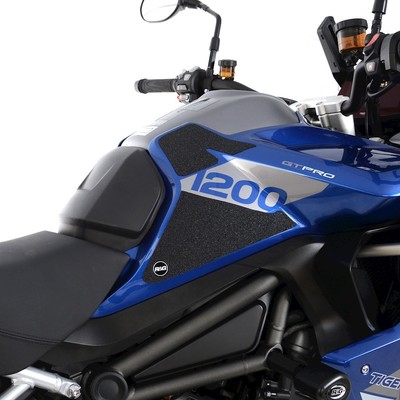 R&G Racing Black Tank Traction Grips | Triumph Tiger 1200 Rally Pro 2023