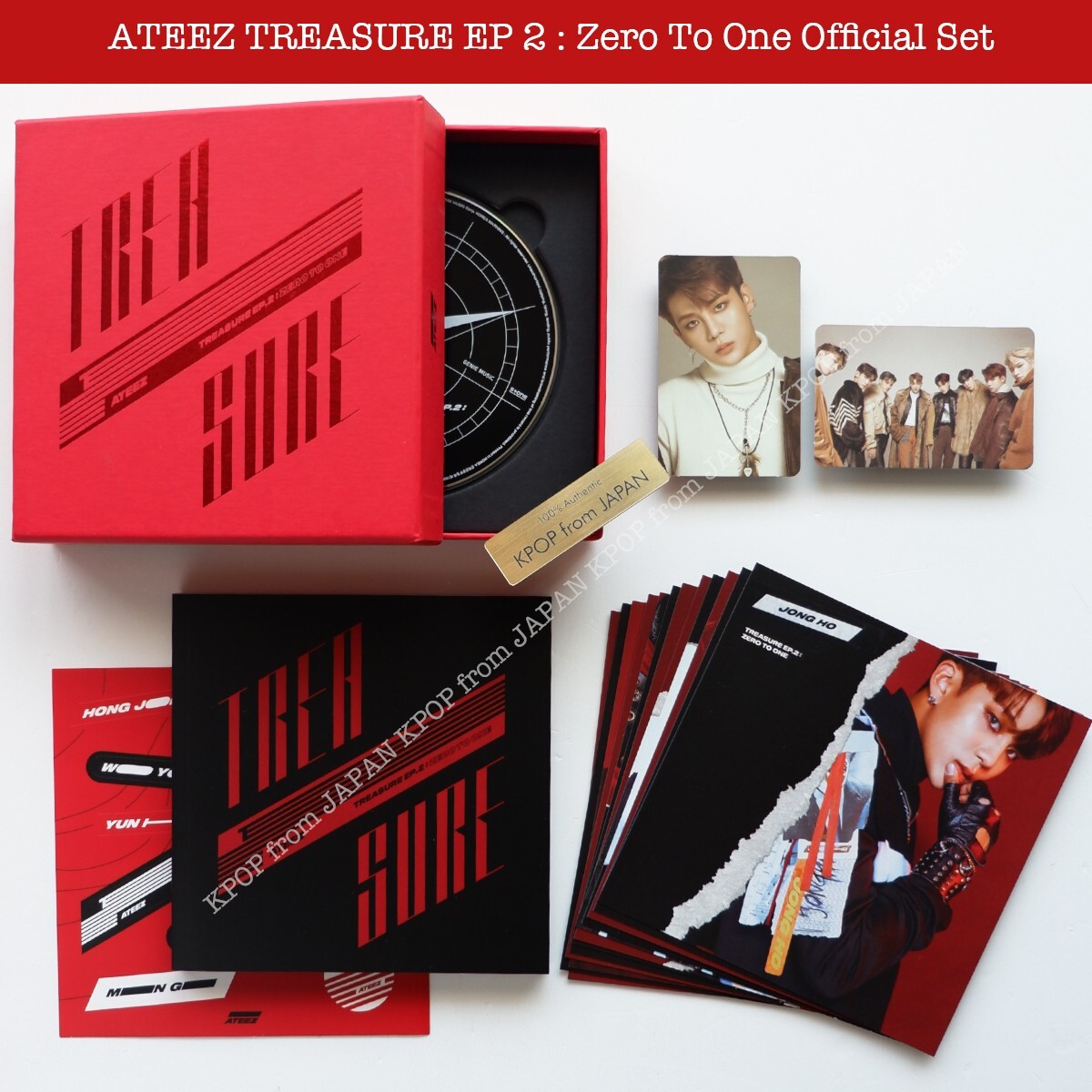 JONGHO ATEEZ TREASURE EP 2 : Zero To One Official Album