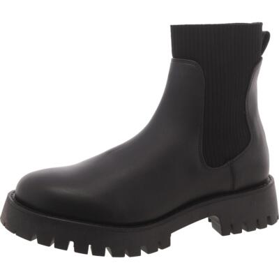 Steve Madden/ женские ботильоны Челси из искусственной кожи на блочном каблуке; BHFO 4624