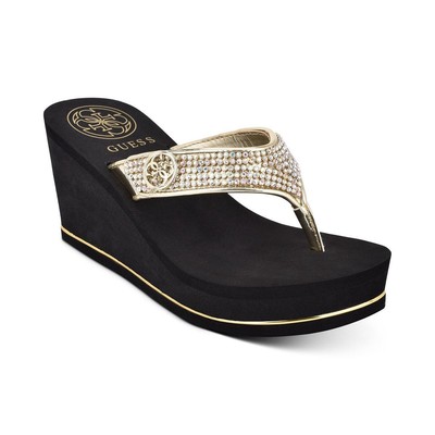 

Женские сандалии на танкетке Guess Sarraly 4 Gold, обувь 10, средний (B,M) BHFO 9241, Gold multi texture, Sarraly 4