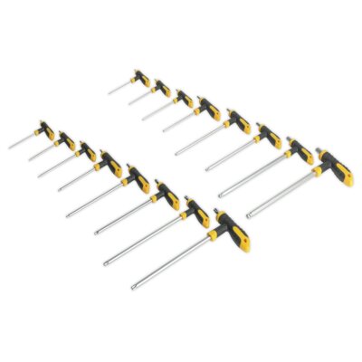 Sealey S0916 T-Handle TRX-Star & Hex Key Set 16pc