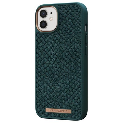 NJORD Coque pour iPhone 12 Mini Élégante et Socialement Durable Vert foncé