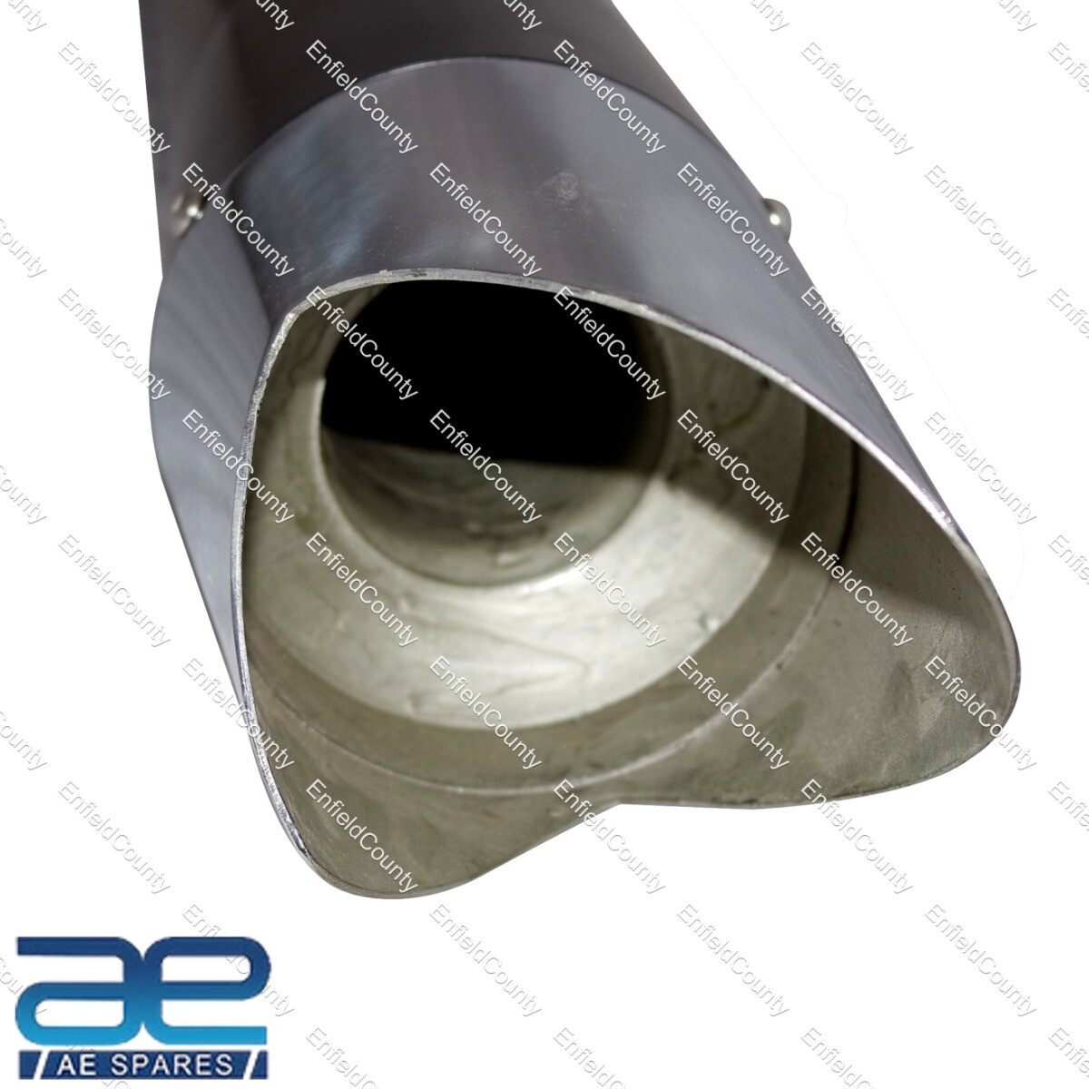 Dolphin Silencer Black & Chrome For Royal Enfield Classic 350 