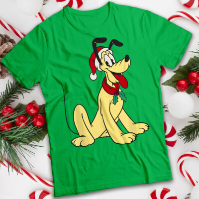 Pluto Christmas T-Shirt Funny Ugly Mens and Womens Tee #MC