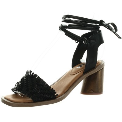 

Sarto Franco Женские черные сандалии Sarto A-Rina на шнуровке 5, средний (B,M) BHFO 7091, Black leather, A-Rina