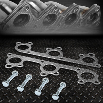 ДЛЯ 05-10 FORD MUSTANG 4.0L V6 АЛЮМИНИЕВАЯ ПРОКЛАДКА КОЛЛЕКТОРА ВЫПУСКНОГО КОЛЛЕКТОРА С БОЛТАМИ