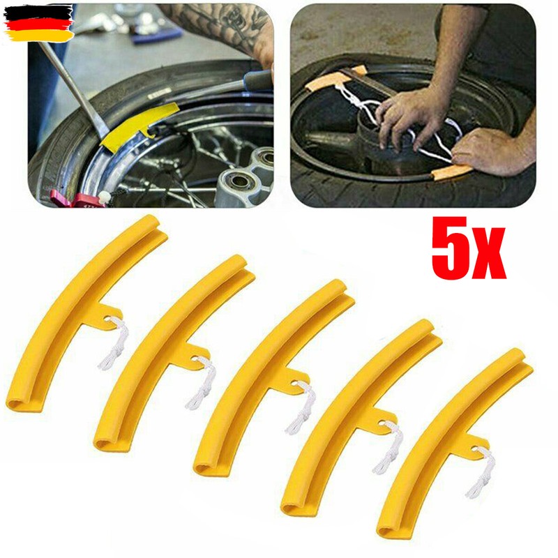 5x Felgenkantenschutz Felgenschoner Montageschutz Motorrad Fahrrad Schutz Reifen
