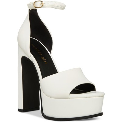 

Женские белые сандалии на платформе в стиле бебидолл Madden Girl 7 Medium (B,M) BHFO 7533, White paris, Babydoll