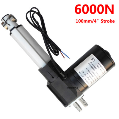 4''-18'' 6000N Electric Linear Actuator 1320lbs Max Lift Heavy Duty 12V DC Motor